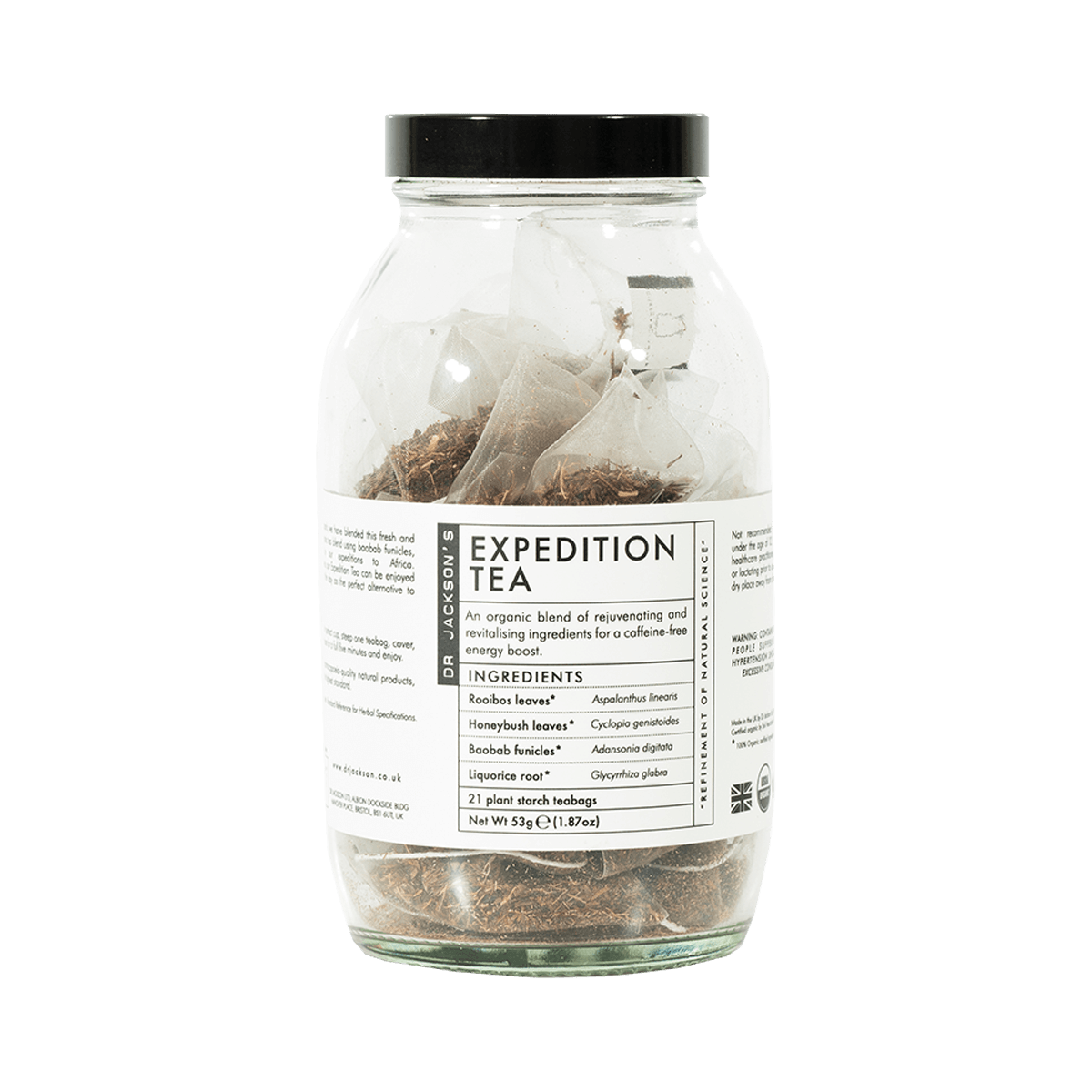 Dr Jackson's Expedition Tea (21 TeaBags) 53g image 0