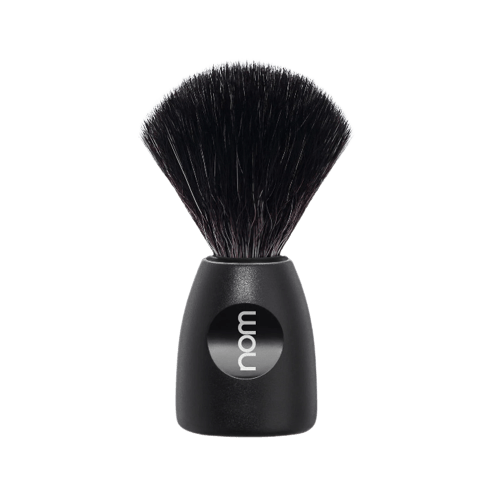 Nom LASSE 21 BL Black Fibre Shaving Brush image 0
