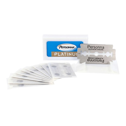 Personna Platinum Chrome Double Edge Razor Blades (10 Blades) image 0