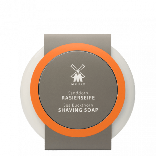 MUHLE RN2SD Shave Care Porcelain Dish &amp; Sea Buckthorn Shaving Soap 65g image 0