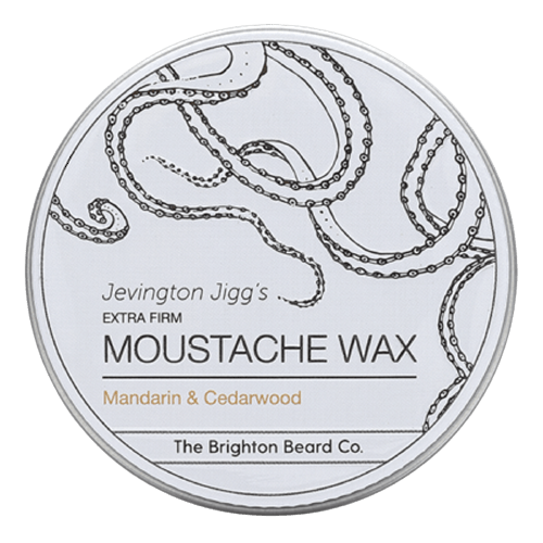 The Brighton Beard Co. Moustache Wax Mandarin & Cedarwood 30g image 0