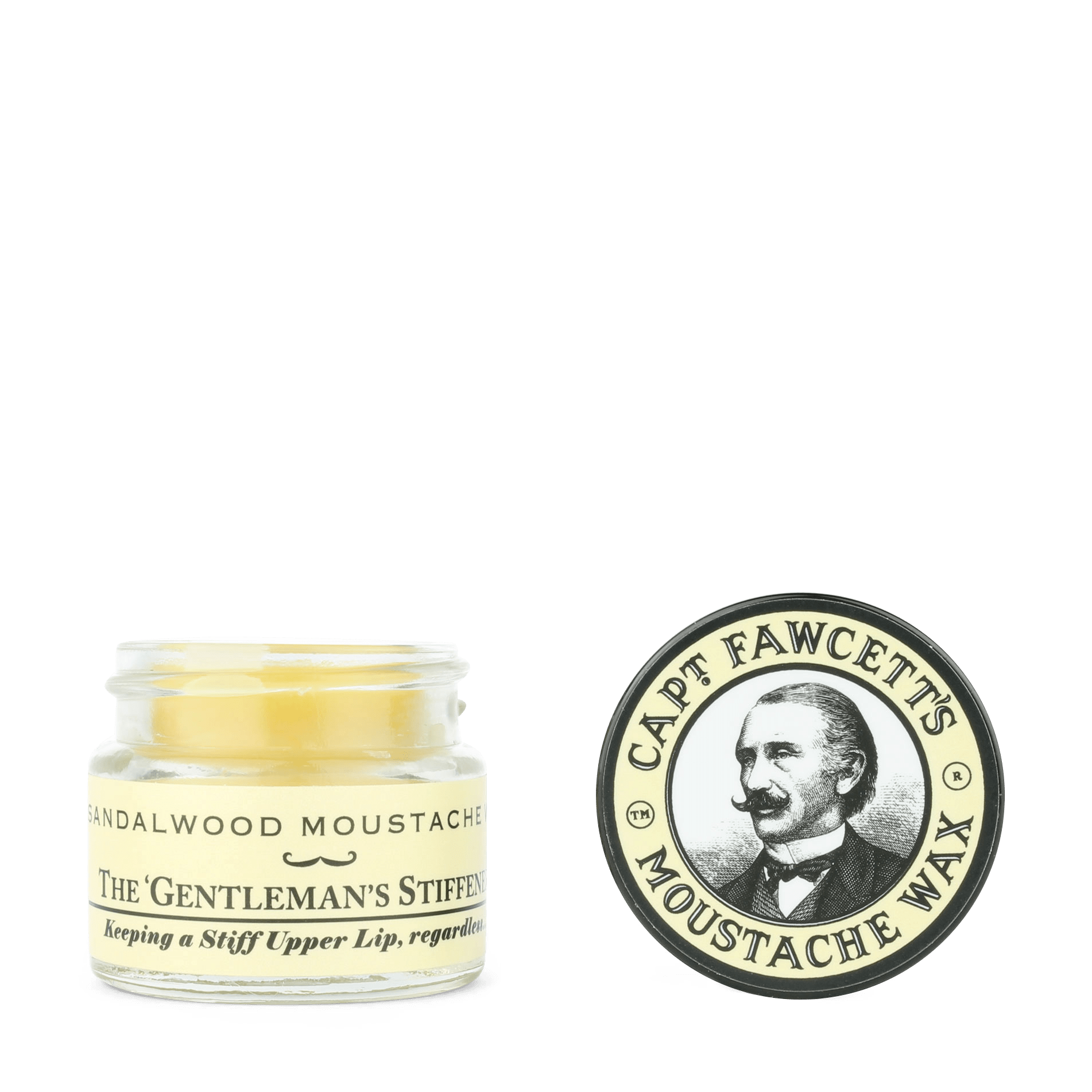 Captain Fawcett Sandalwood Moustache Wax 15ml image 0