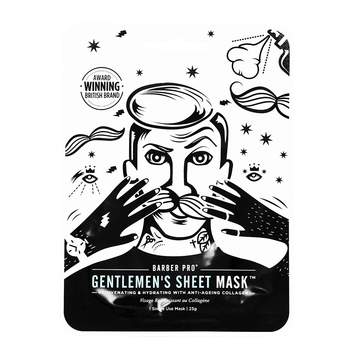 BARBER PRO Gentlemens Sheet Mask 23g image 0
