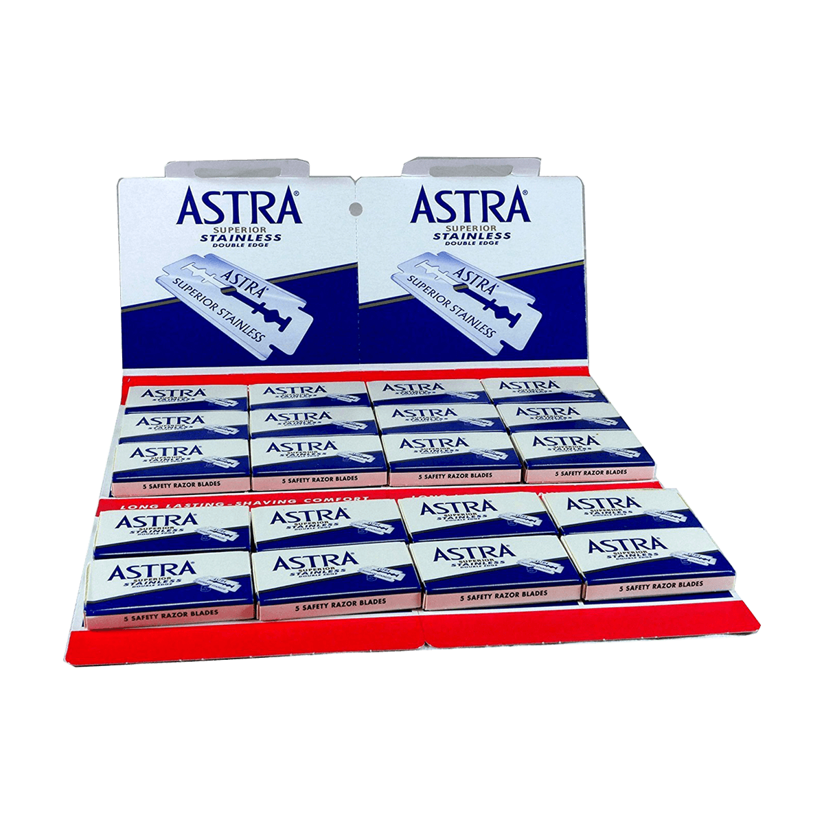 Astra Superior Stainless Double Edge Razor Blades (100 Blades) image 0