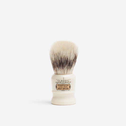 Simpsons Classic 1 Synthetic Fibre Shaving Brush image 0