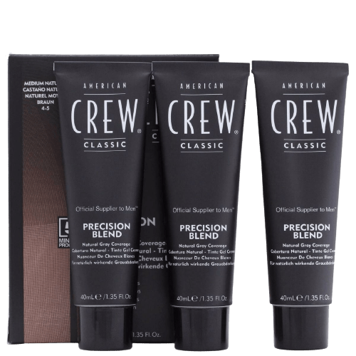 American Crew Precision Blend Hair Colour For Men Kit - Medium Natural image 0