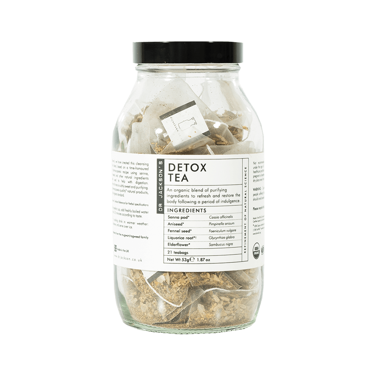 Dr Jackson's Detox Tea (21 Teabags) 53g image 0