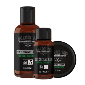Razor MD Travel Shave Kit Natural Unscented image 0