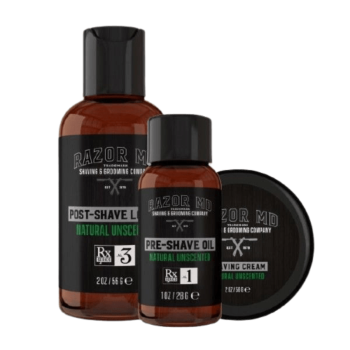 Razor MD Travel Shave Kit Natural Unscented image 0