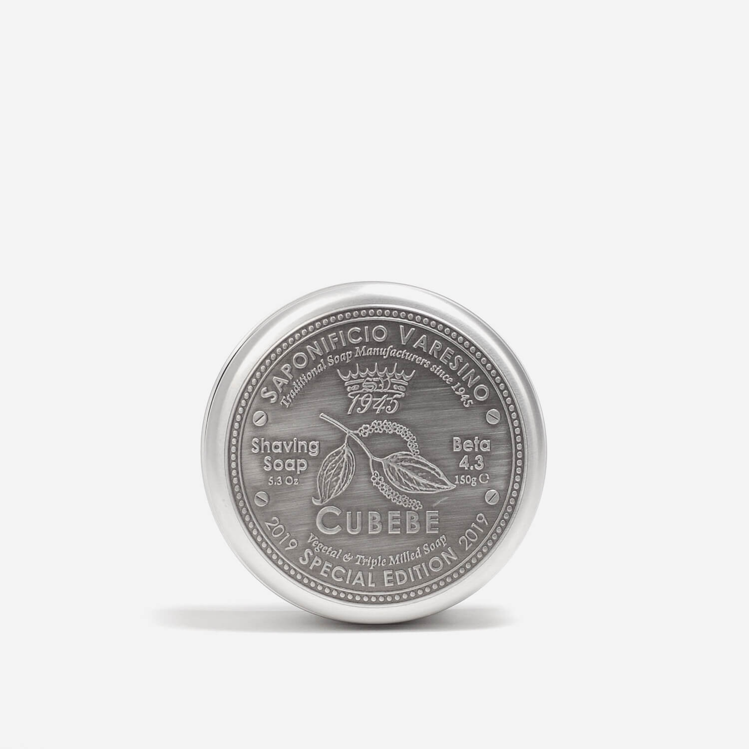 Saponificio Varesino Cubebe Shaving Soap with Tin 150g image 0