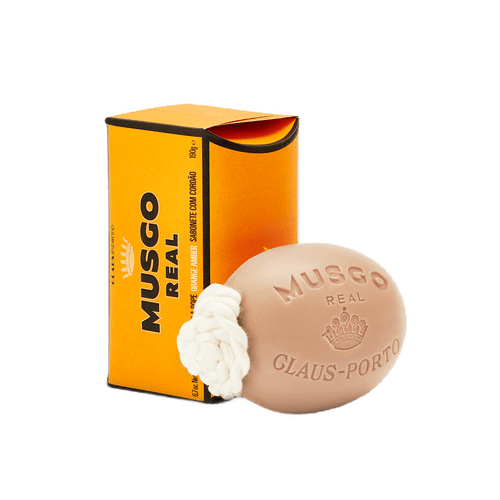 Musgo Real Orange Amber Soap On A Rope 190g image 0