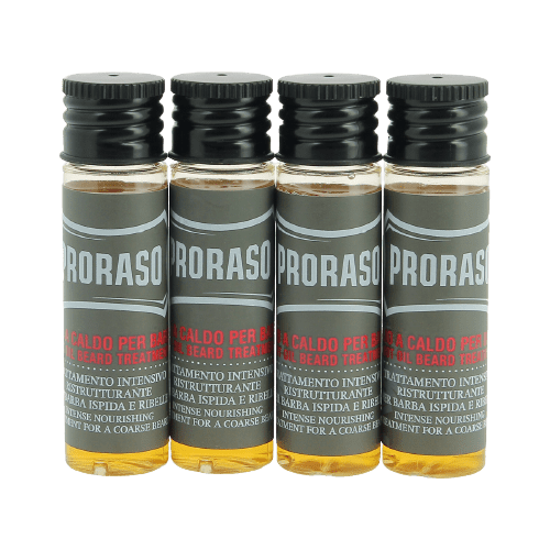 Proraso Italian Hot Oil Beard Treatment Wood and Spice 4 x 17ml image 0