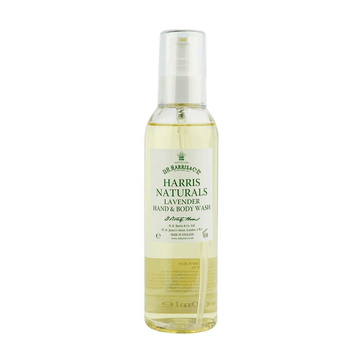 D R Harris Naturals Lavender Hand & Body Wash 200ml image 0