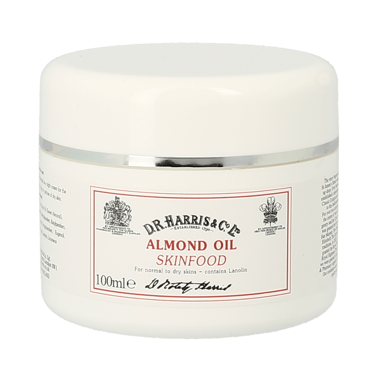 D R Harris Almond Oil Skinfood 100ml image 0