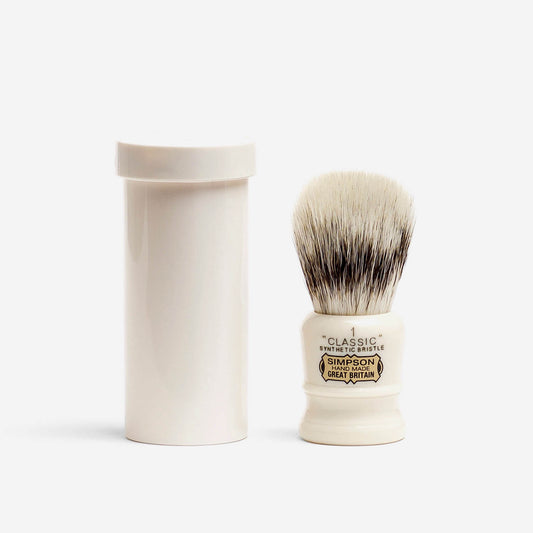 Simpsons Classic 1 Synthetic Fibre Shaving Brush image 1