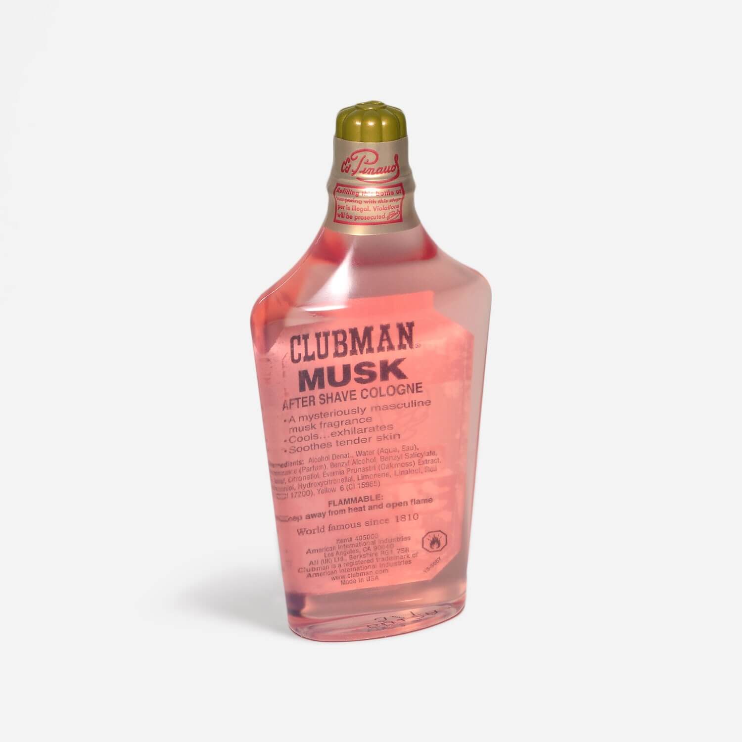 Pinaud Clubman Musk After Shave Cologne image 1