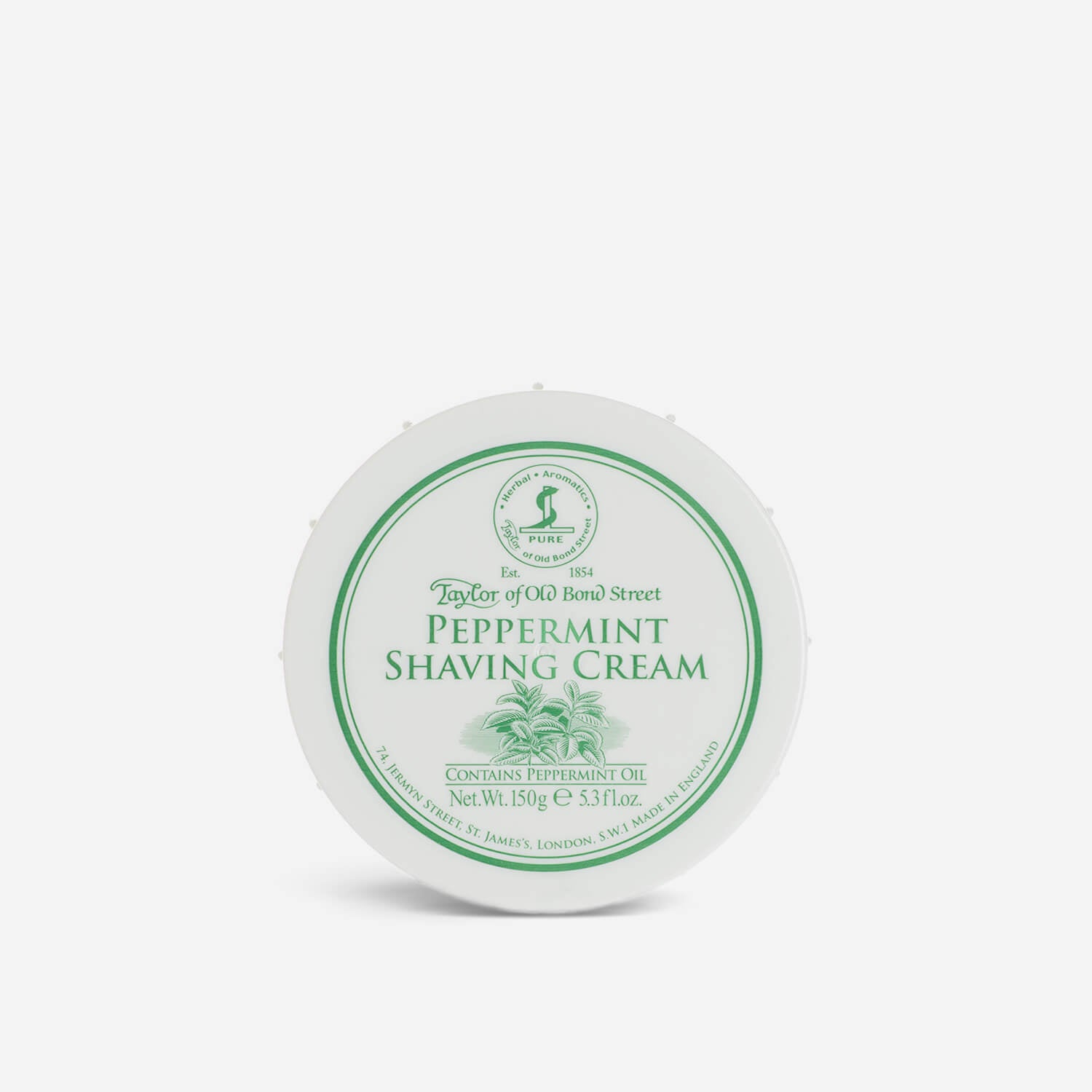 Taylor of Old Bond Street Peppermint Shaving Cream 150g image 0