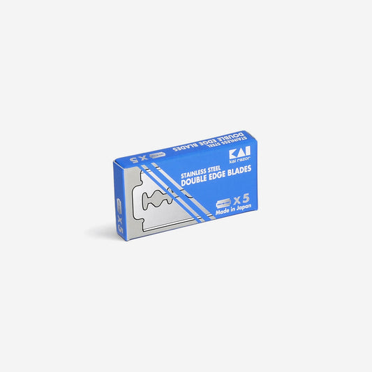 5 x Kai Stainless Steel DE Razor Blades image 0