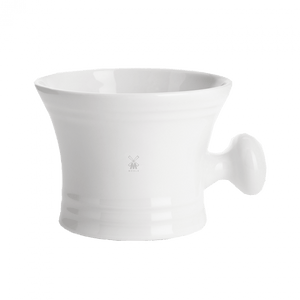 MUHLE RN4 White Porcelain Shaving Crucible With Handle image 0