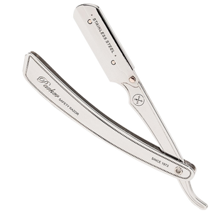 Parker SRX Heavy Duty Stainless Steel Handle Clip Type Barber/Straight Razor image 0