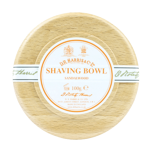 D R Harris Sandalwood Shaving Soap & Bowl Beech 100g image 0