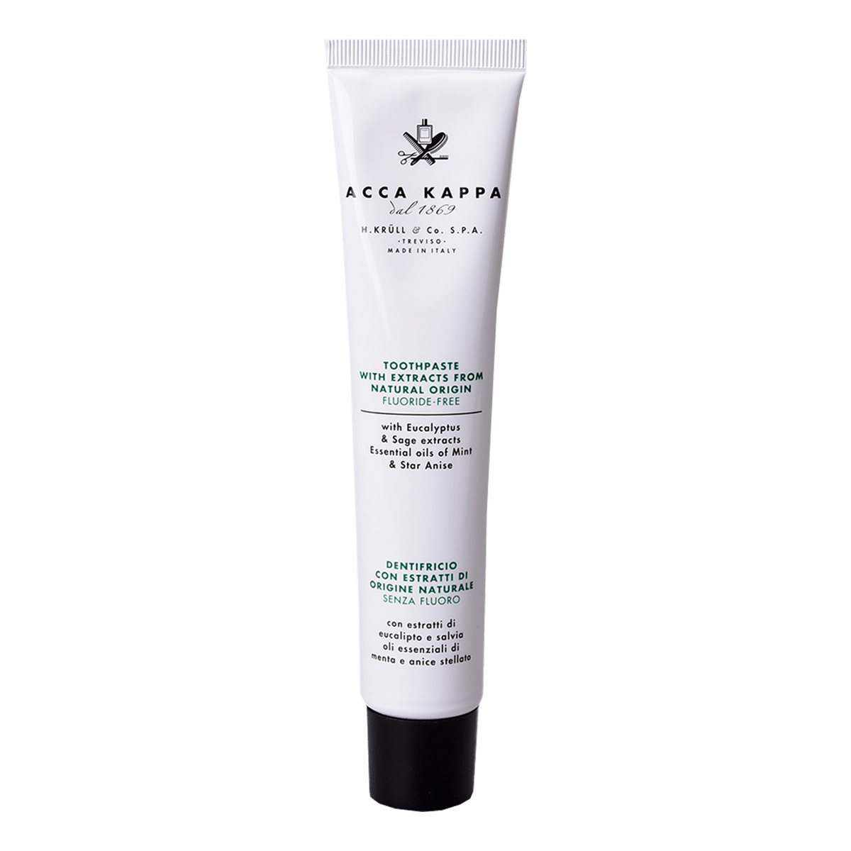 Acca Kappa Natural Fluoride Free Eucalyptus Toothpaste 100ml image 0