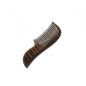 Dr. Dittmar Rosewood Short Handle Beard and Moustache Comb (610-6) image 0