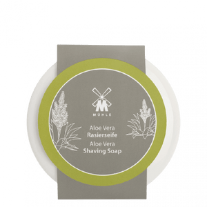 MUHLE RN2AV Shave Care Porcelain Dish &amp; Aloe Vera Shaving Soap 65g image 0
