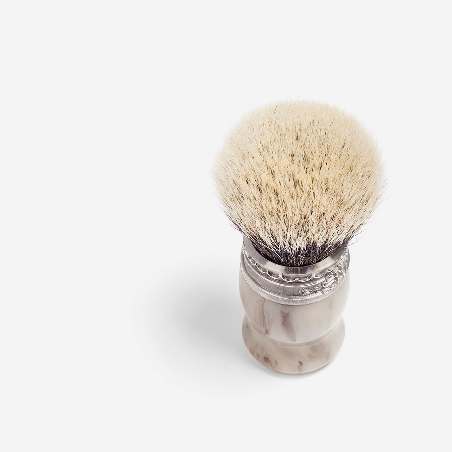 Saponificio Varesino White Badger Hair Shaving brush image 2