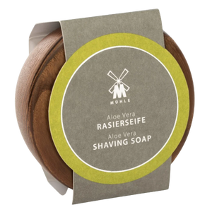 MUHLE RN3AV Shave Care Wooden Bowl incl. Aloe Vera Shaving Soap 65g image 0