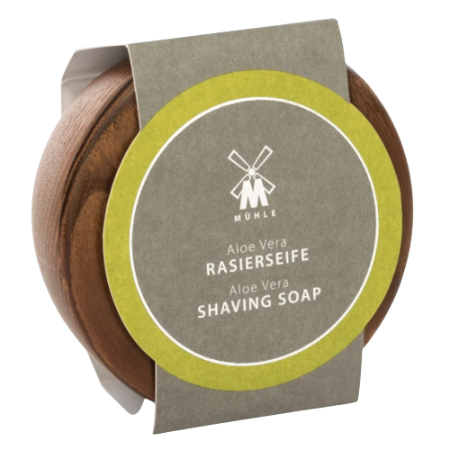 MUHLE RN3AV Shave Care Wooden Bowl incl. Aloe Vera Shaving Soap 65g image 0