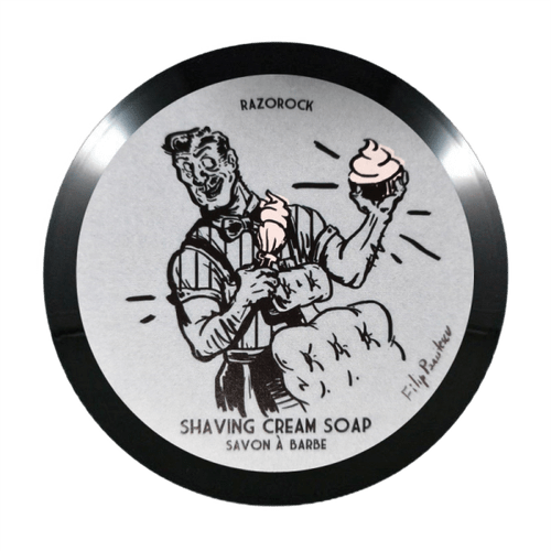 RazoRock Blue Barbershop Shaving Cream Soap 150ml image 0