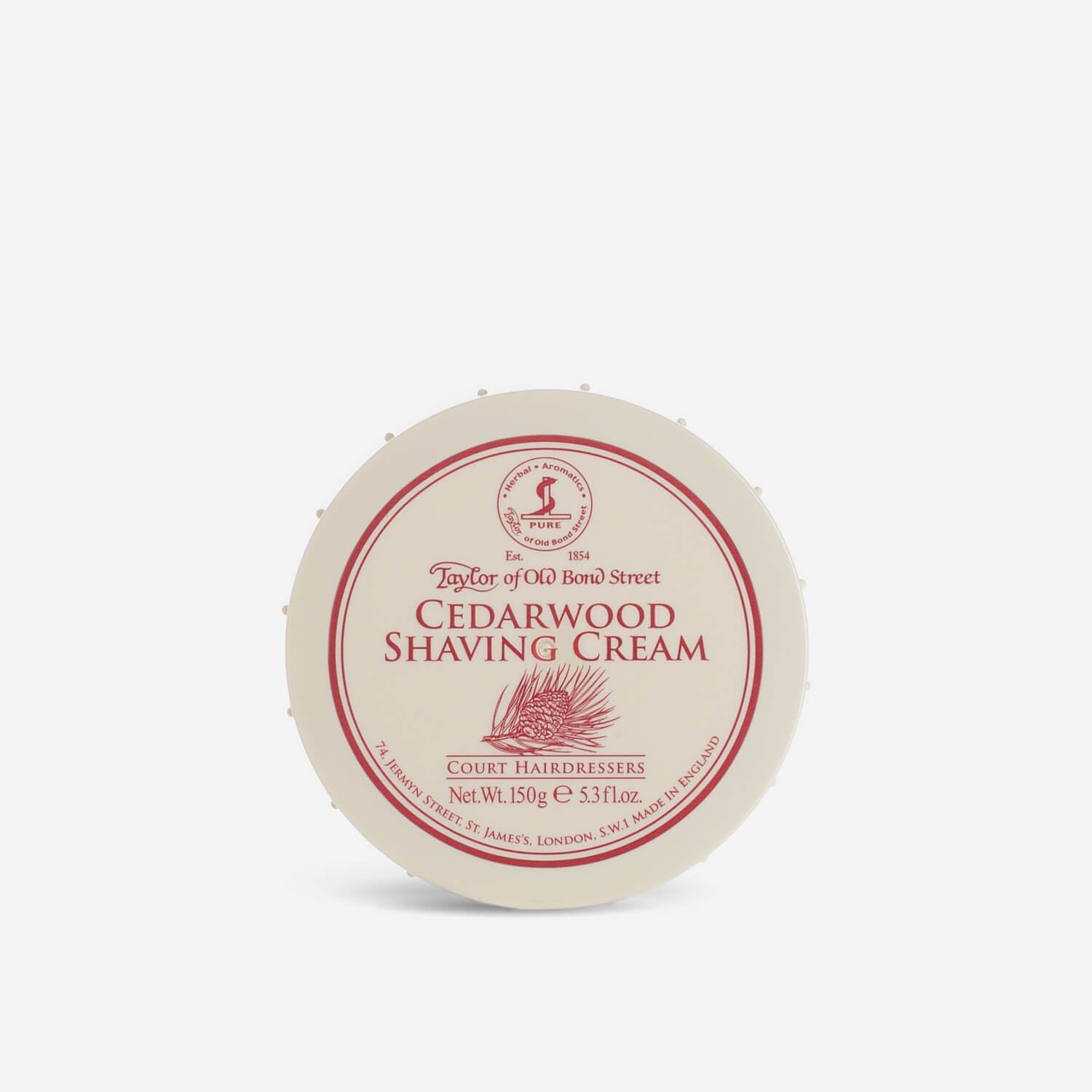 Taylor of Old Bond Street Cedarwood Shaving Cream 150g image 0