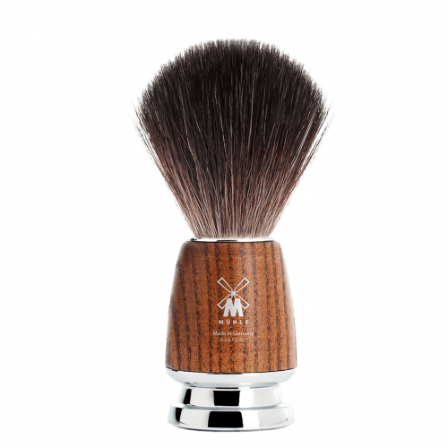MUHLE 21H220 Rytmo Steamed Ash Black Fibre Shaving Brush image 0