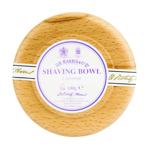 D R Harris Lavender Shaving Soap & Bowl Beech 100g image 0