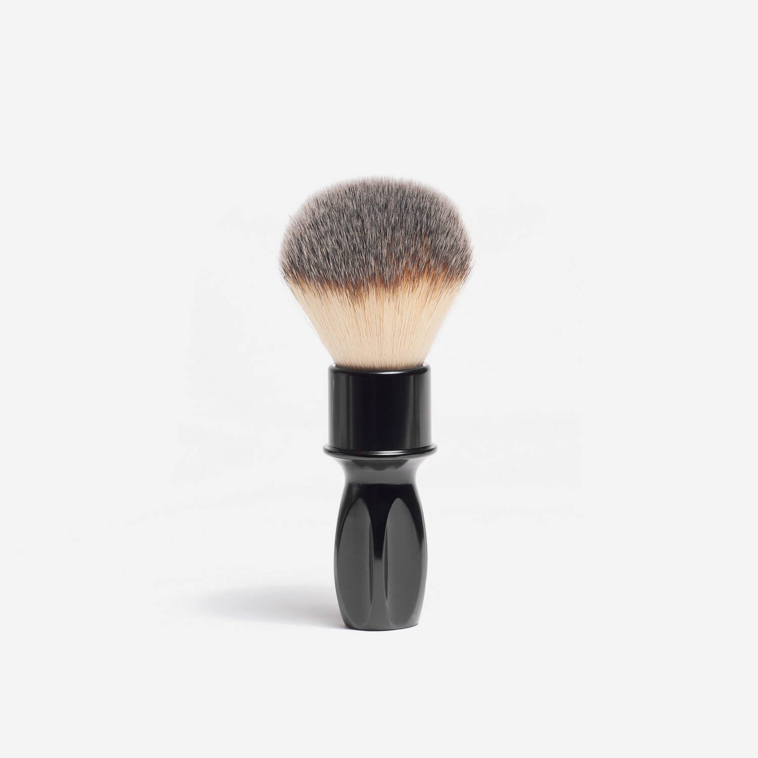 RazoRock 400 Plissoft Synthetic Shaving Brush in Gloss Black Aluminium image 0