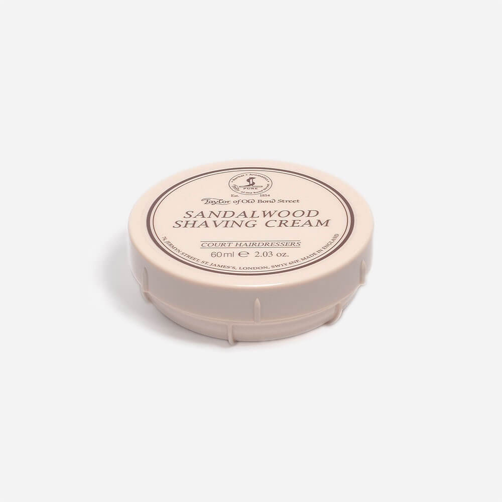 Taylor of Old Bond Street Sandalwood Shaving Cream Bowl Travel Size 60g image 0