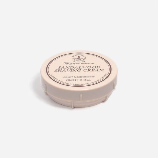 Taylor of Old Bond Street Sandalwood Shaving Cream Bowl Travel Size 60g image 0