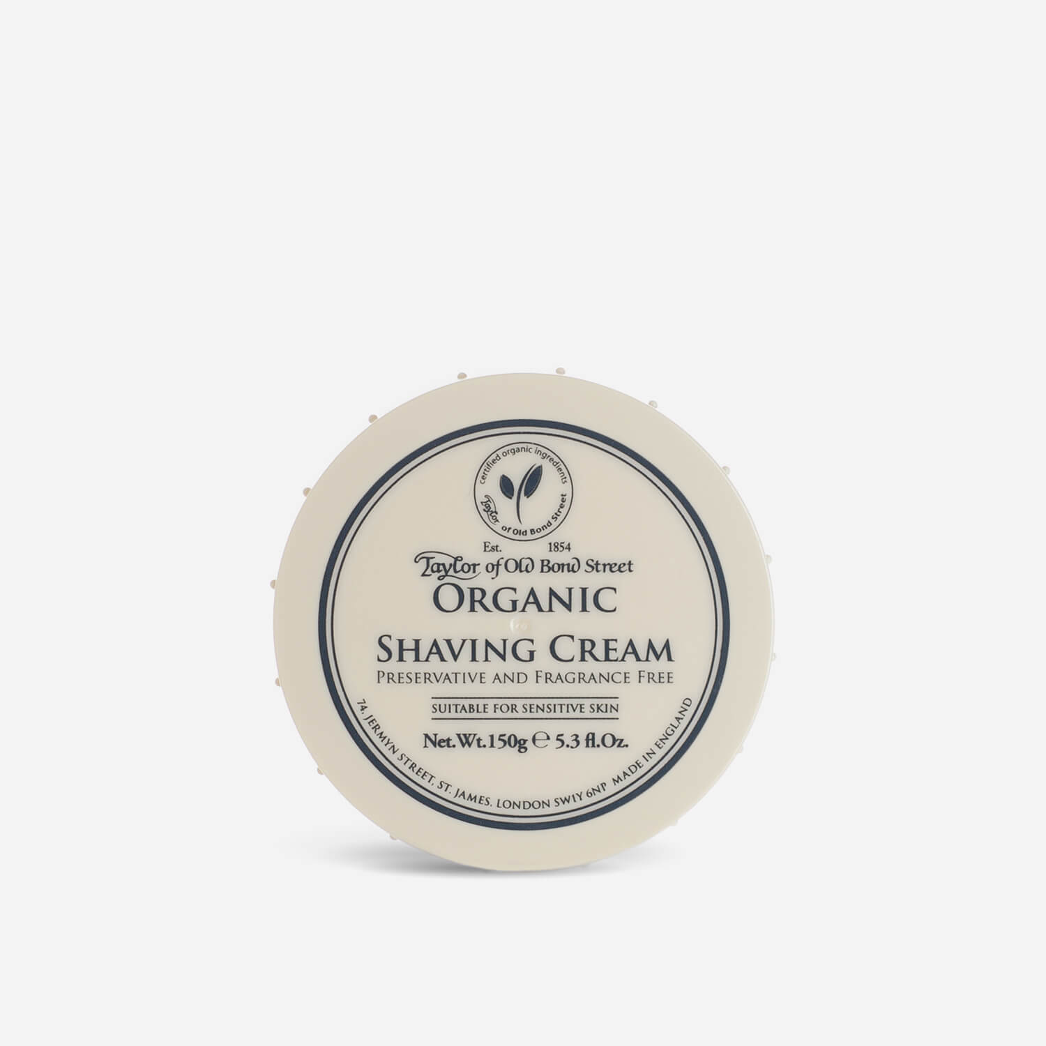 Taylor of Old Bond Street Organic Shaving Cream 150g image 0