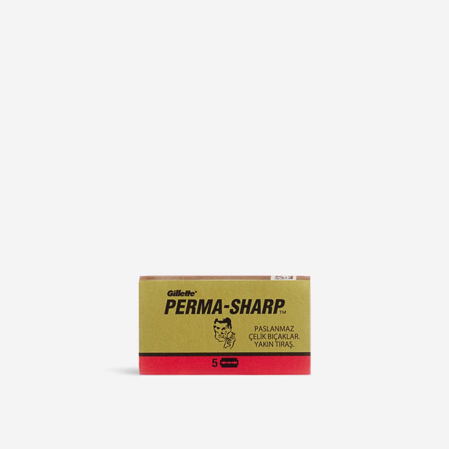 5 x Gillette Perma-Sharp Double Edge Razor Blades image 0