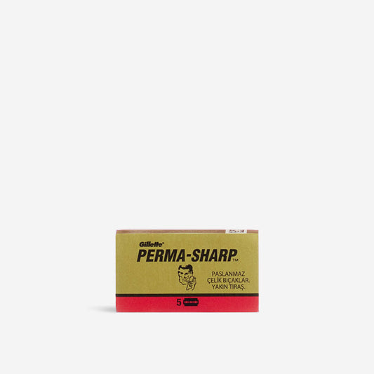 5 x Gillette Perma-Sharp Double Edge Razor Blades image 0
