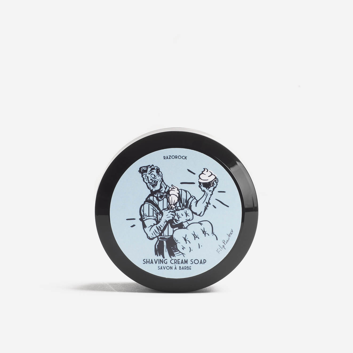 RazoRock Blue Barbershop Shaving Cream Soap 150ml image 0