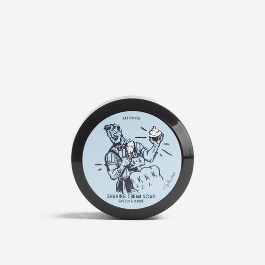 RazoRock Blue Barbershop Shaving Cream Soap 150ml image 0