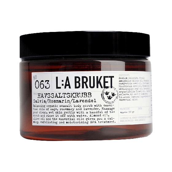 L:A BRUKET Sage, Rosemary & Lavender Sea Salt Scrub 350ml image 0