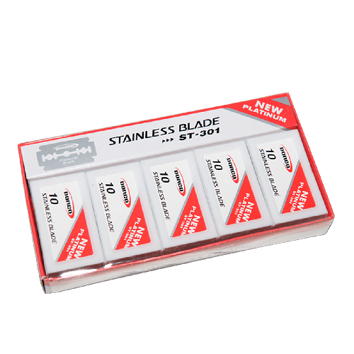 Dorco Platinum Stainless Steel DE Razor Blades ST301 100 Blades image 0