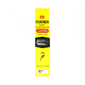 Feather Hi-Stainless Platinum Double Edge Razor Blades (200 Blades) image 0