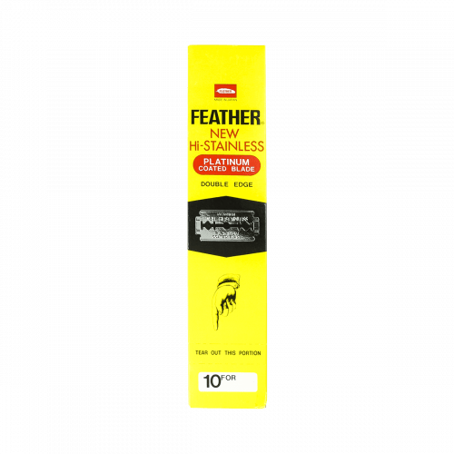 Feather Hi-Stainless Platinum Double Edge Razor Blades (200 Blades) image 0
