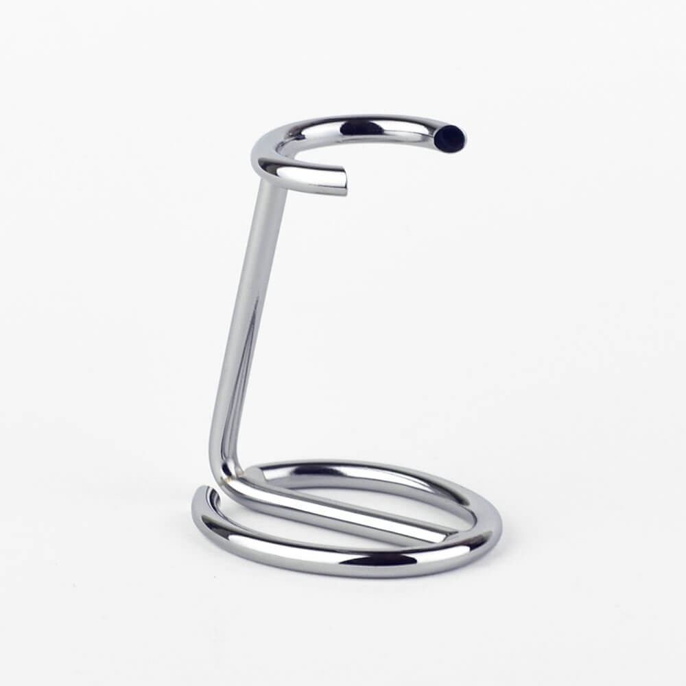 Omega Shaving Brush Stand – Chrome image 0