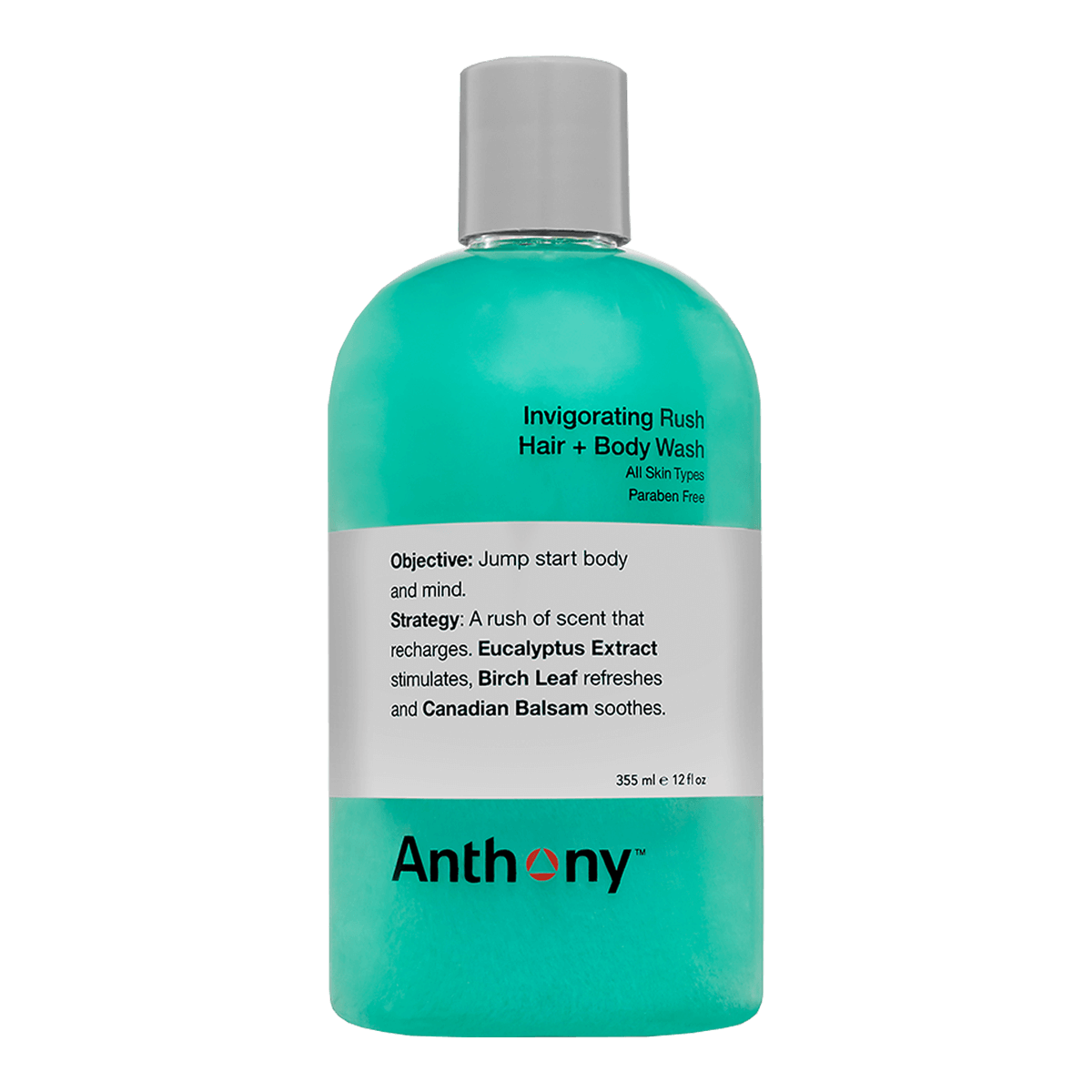 Anthony Invigorating Rush Hair + Body Wash 355ml image 0