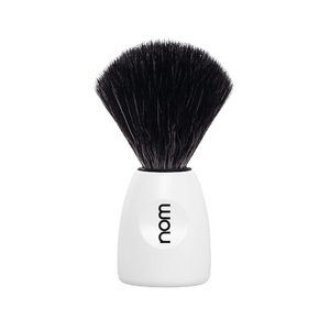 Nom LASSE 21 WH Black Fibre Shaving Brush image 0